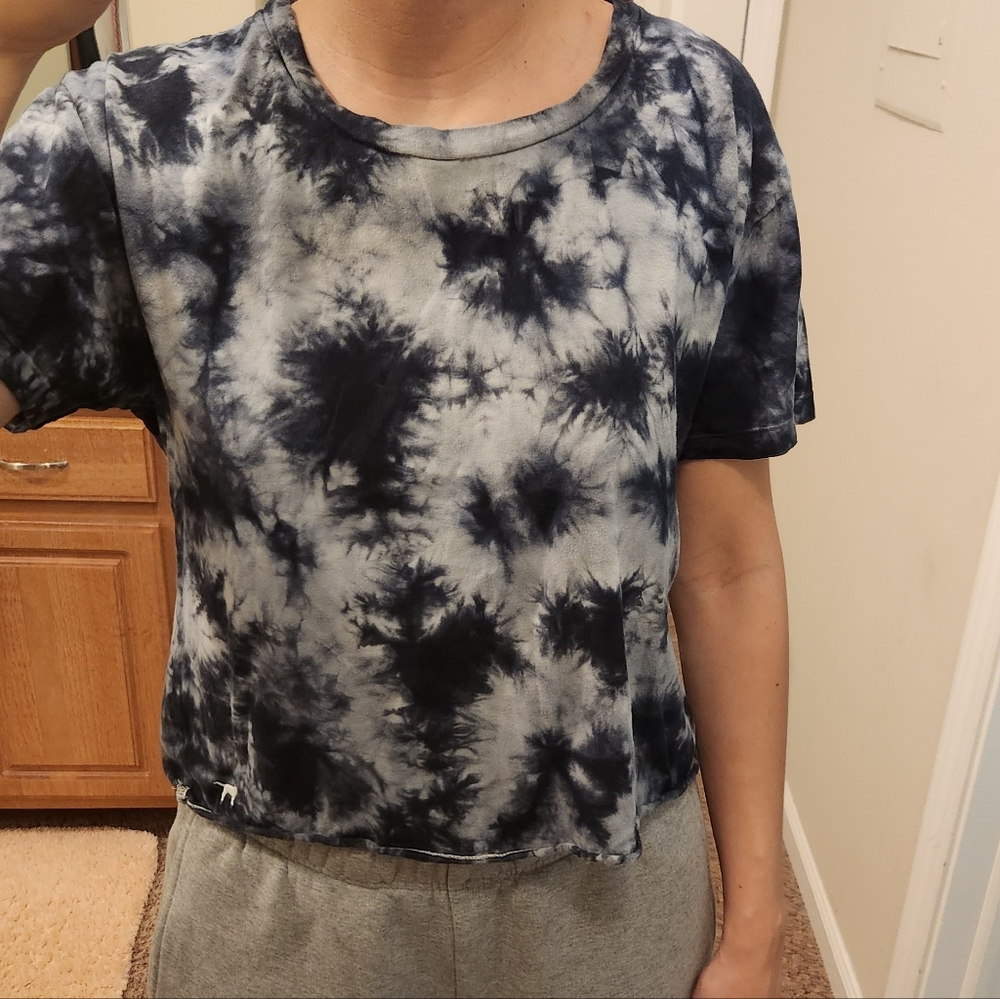 Pink victoria's secret Tie-dye shirt